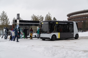 Автономный шаттл появился в Горном Алтае